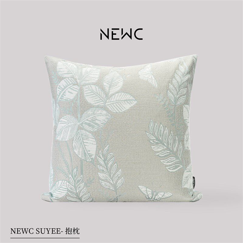 新宸优品法式奶油风抱枕高级感客厅沙发卧室春季新款绿色靠垫组合