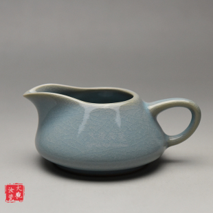 汝州原产地大观汝瓷茶具 鹰嘴公道杯 一级品 朱家汝窑