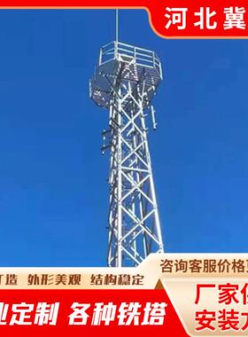 加工湿地观测塔景区观光瞭望塔建筑草原监控塔道路监测塔高强度