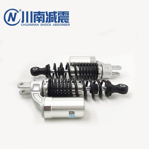 川南特制新国标电动车高端舒适倒置气囊气瓶叉口阻尼效果后减震器