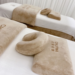 玲玲产后修复床罩四件套美容院用床单新品定制logo按摩床套被罩