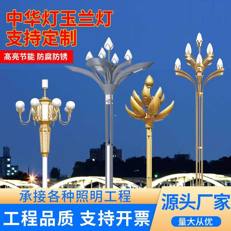 LED景观灯户外园林城市亮化工程照明路灯灯杆户外玉兰灯中华灯