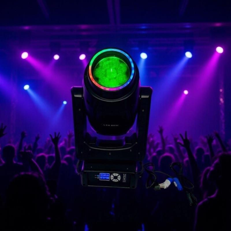 大功率300W led三合一摇头图案光束灯BSW七彩旋转晏会演出渲染灯