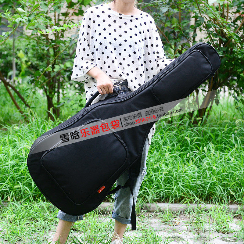 加厚32/34/35/36/38/39/40/41/42/43寸吉他包 古典民谣吉他双背包