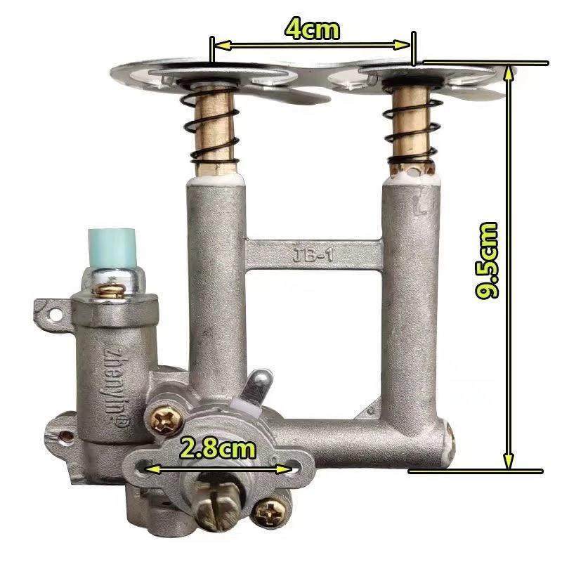 通用燃气灶阀体总成阀体液化气天然气灶头旋转钮电子打火开关配件