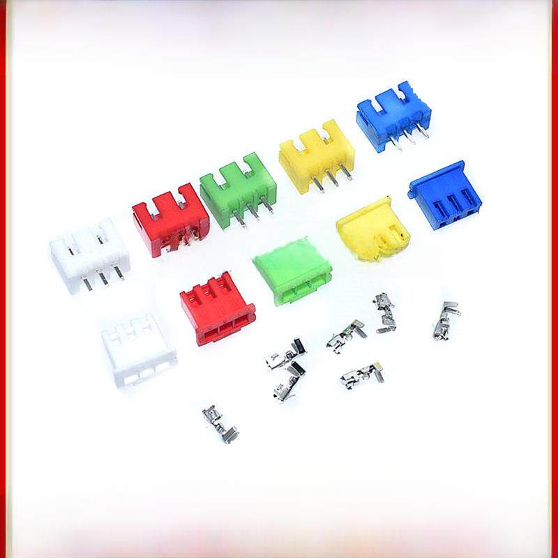 彩色XH2.54mm-2P3P4P5P 6P 直针座胶壳 红色黑色黄色蓝色绿色白色