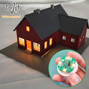 暖白色可充电声控充电拍拍底座灯typec充电口创意DIY小灯泡