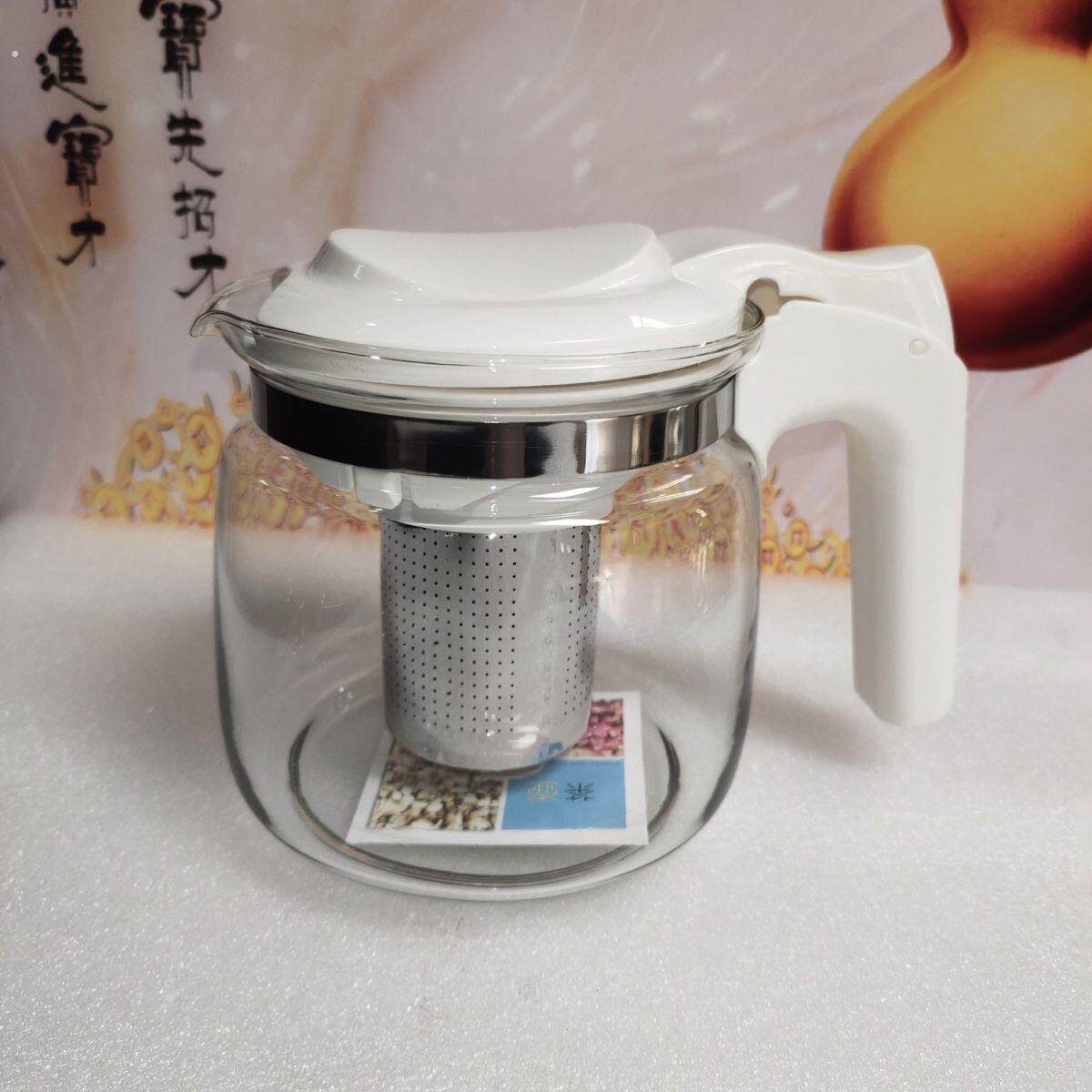 茶吧机通用加厚耐高温130度玻璃养生壶泡茶壶过滤网304保温壶