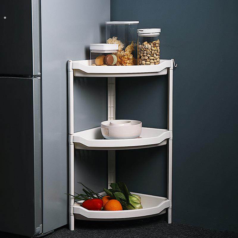 卫生间置物架浴室脸盆架水桶厕所澡洗手间收纳架子多层三角落地式