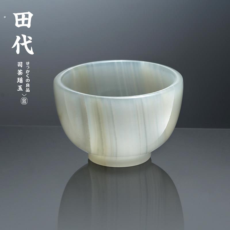 玉石酒杯 玉原石白酒杯烈酒杯黄酒杯 古风品酒酒具组套小酒杯