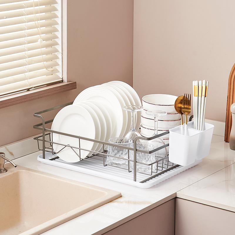 沥水碗盘架子厨房窗台小碗筷沥水架洗碗槽水池置物架放水槽晾碗架