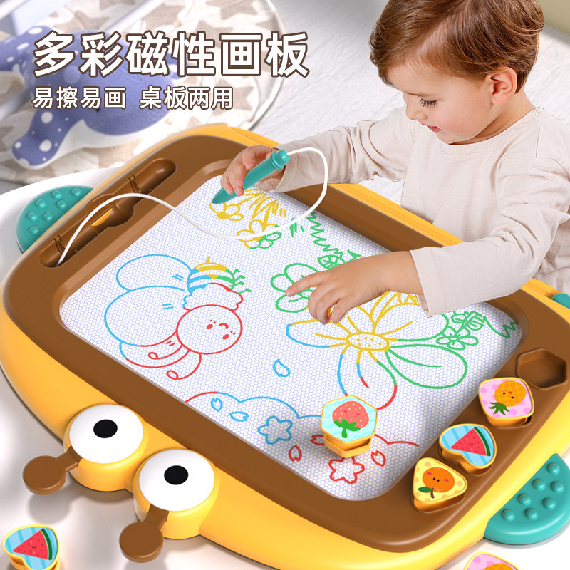 儿童画板磁性写字板家用可消除可擦12婴幼儿一两岁宝宝涂鸦画画