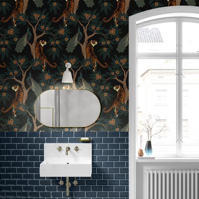 虎年动物肌理纹理自粘墙纸wallpaper防水可移除客厅墙贴RW201-220