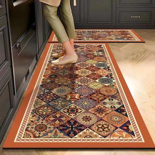 厨房地垫地毯防油脚垫家用厨房防水耐脏吸水吸油软硅藻泥进门地毯