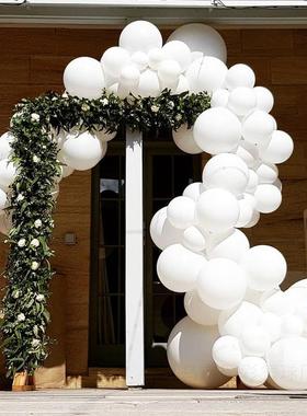 5寸10寸12寸18寸24寸36寸亚光白色气球 婚礼生日派对装饰仿美气球
