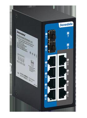 3onedata ES2010G-2GS 三旺10口全千兆 支持2路千兆光，8路千兆电