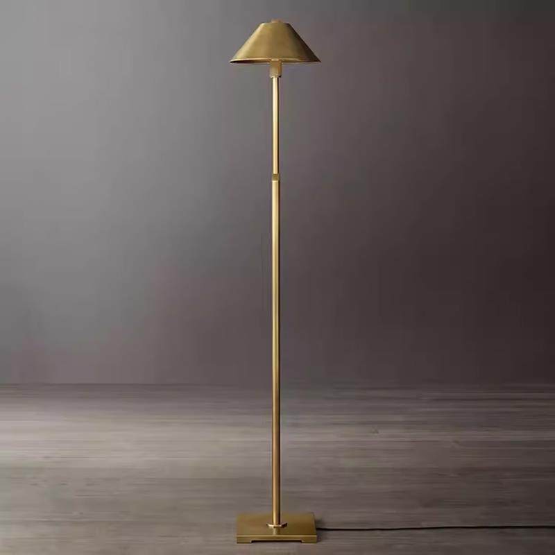 美式复古落地灯设计师客厅感中古艺术茶几样板房台灯落地灯具