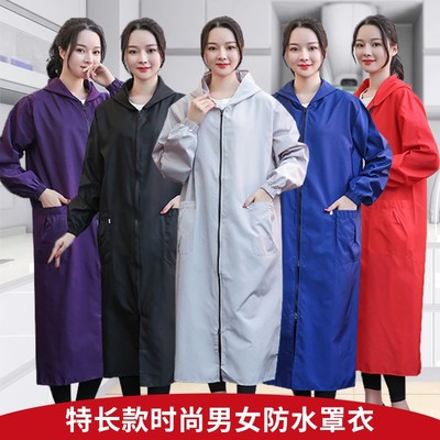 杀猪服仿皮pu冬养殖场屠宰水产杀鱼加厚肥皮大褂工作服防水油罩衣