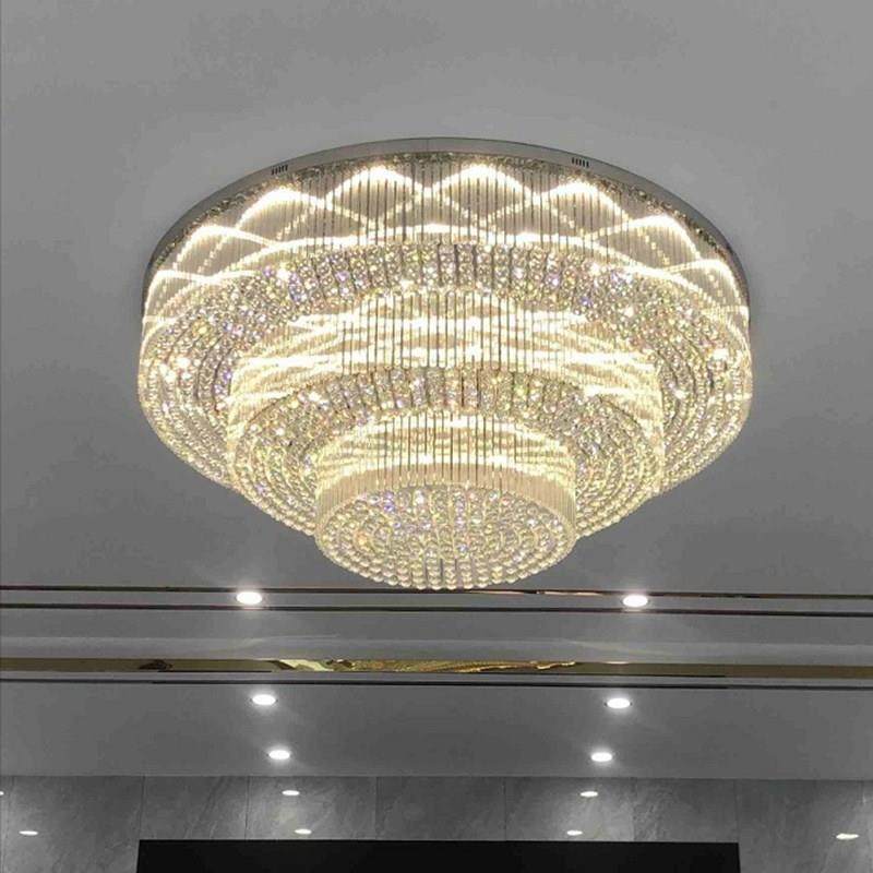 圆形酒店大堂宴会厅宾馆水晶灯饭店KTV别墅客厅大型工程会所灯具,家装灯饰光源,客厅吸顶灯,淘宝优惠券,粉丝福利购,淘宝优惠卷