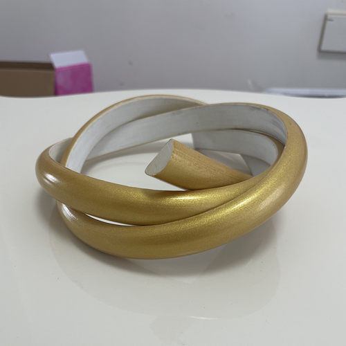 PU软线条线 吊顶装饰 电视背景墙边框条 半圆造型 仿石膏美边线