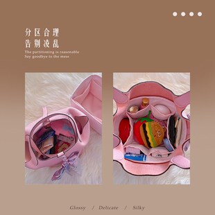 包包内胆包LUXHZ高级绸缎女包内袋包撑适用于tin菜篮子18