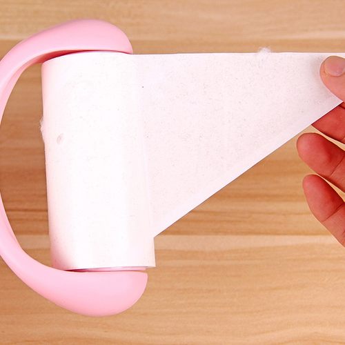 粘毛器替换纸滚筒滚刷粘毛器替换纸粘衣服替换芯卷纸10CM可撕式纸