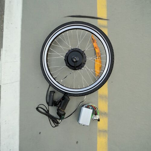 无刷电机20寸轮组 36v电机48v轮毂马达老年三轮人力休闲车前轮
