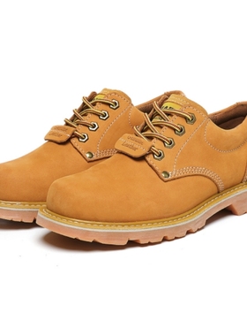 BRUCEBATTING棒球教练鞋真皮大头户外防滑耐磨宽楦带跟系带防泼水