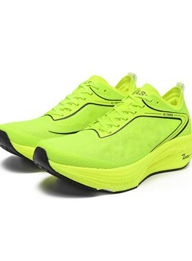 超轻运动鞋男士网眼布透气系带跑步鞋绿色休闲鞋