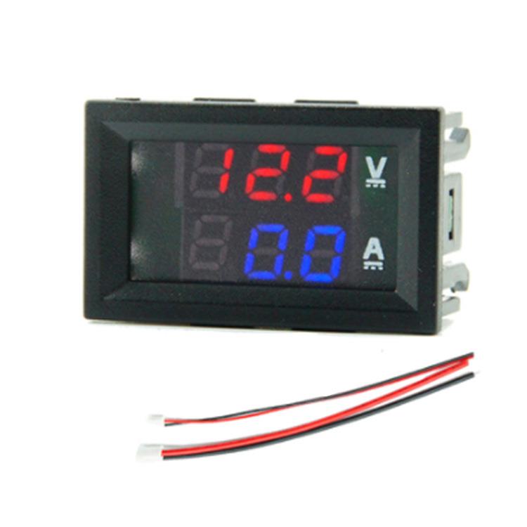 高压版LED直流双显示数字电压电流表头7V-100V 10A 50A 100A XWT