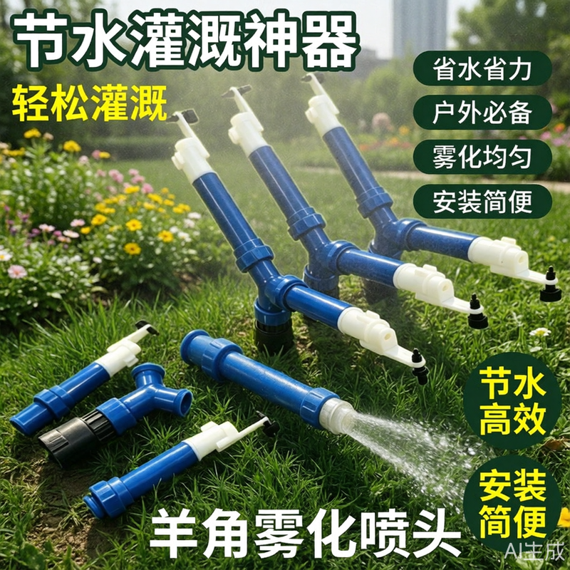 360°自动旋转高压雾化喷头