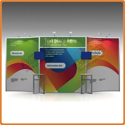厂家直供 高档便携自由组合式展位 空地或标滩专用中小展位