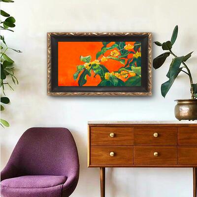 创意色彩花卉欧式小众轻奢客厅装饰画美式德加舞蹈课餐厅挂画A272