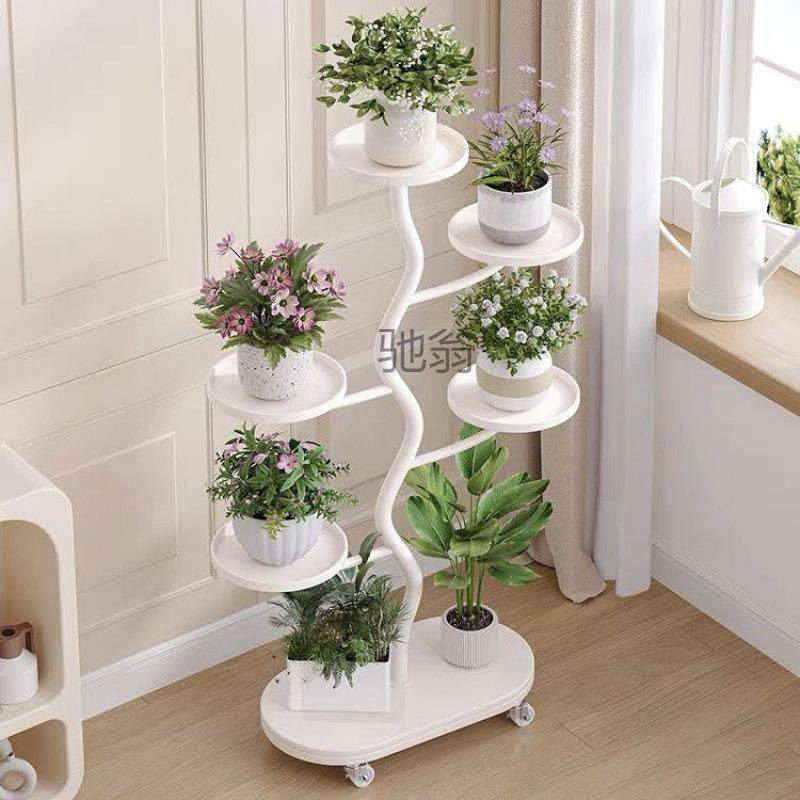 轻奢花架子客厅落地式阳台置物架可移动铁艺花架多肉多层花盆托,鲜花速递/花卉仿真/绿植园艺,割草机/草坪机,淘宝优惠券,粉丝福利购,淘宝优惠卷