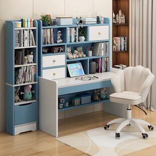 实木学习桌学生实木书桌儿童学习桌简约加厚实木学习桌椅套装组合