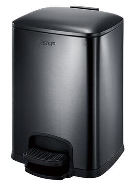 南3升迷你方形垃圾桶国外卫生间房间垃圾桶SJ3-F03静音脚踏桶