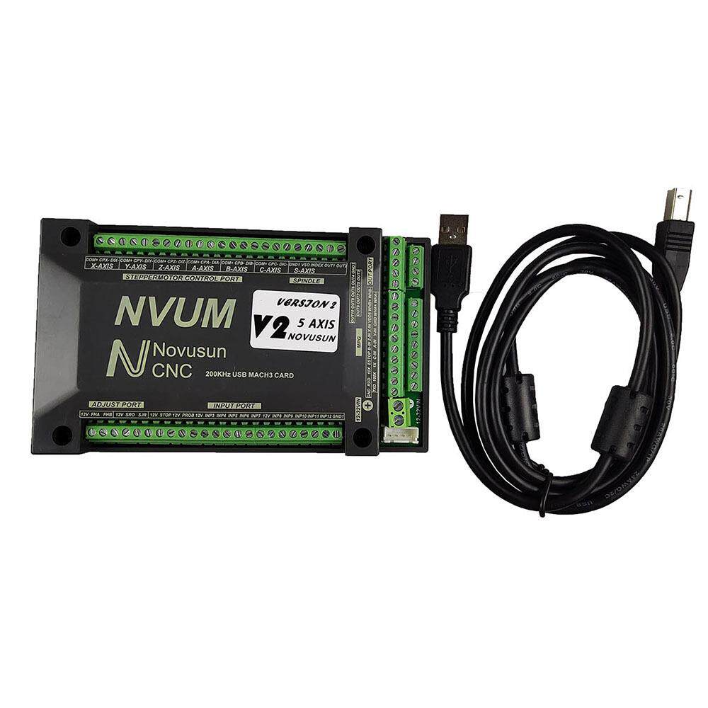 新款以太网MACH3接口板6轴控制卡,NVEM CNC 控制器