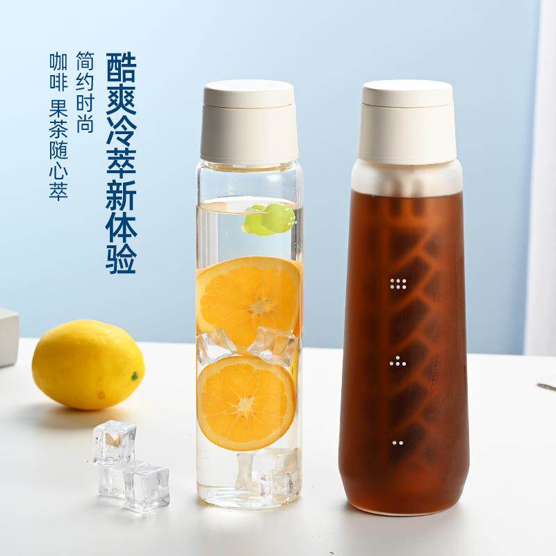 冷萃壶玻璃家用过滤网耐高温凉白开水瓶密封冷萃咖啡冷泡壶凉水壶