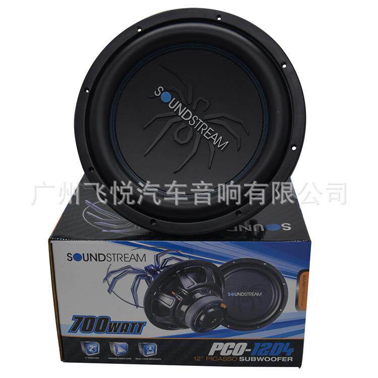厂家蜘蛛12D4 12寸双音圈汽车低音炮 车载音响改装重低音
