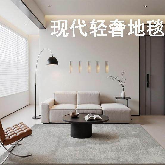 现代简约无胶加厚防滑免打理地毯客厅2025新款轻奢高级卧室地垫X,鲜花速递/花卉仿真/绿植园艺,割草机/草坪机,淘宝优惠券,粉丝福利购,淘宝优惠卷