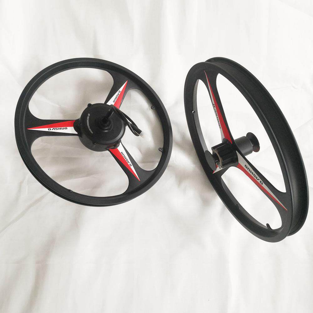 山地车电机电机20寸一体轮电机轮毂电机无刷有齿电机改装车三刀轮