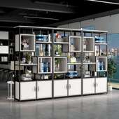 隔断置物架书架落地工业风客厅铁艺屏风办公室柜墙餐厅装 饰玄关厂