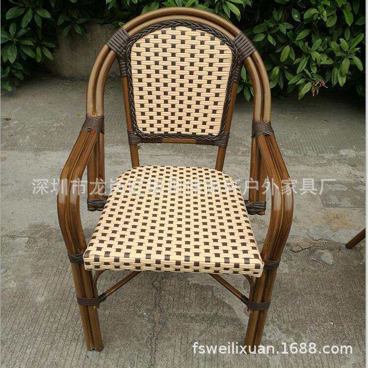 厂家直供铝合金喷涂仿竹节纹可堆叠餐椅藤编椅户外休闲公园椅子,鲜花速递/花卉仿真/绿植园艺,割草机/草坪机,淘宝优惠券,粉丝福利购,淘宝优惠卷