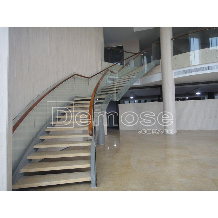 复式弧形楼梯钢板造型铸钢套筒楼梯 别墅简易组装梯级楼梯轻奢