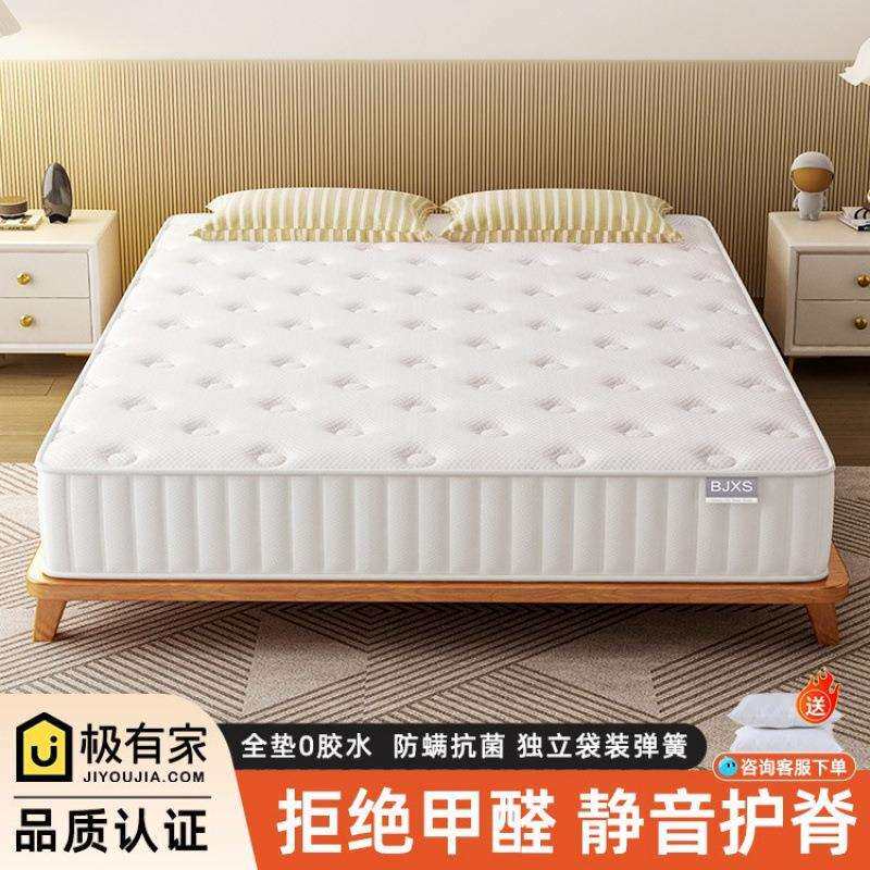 席梦思弹簧床垫20cm厚硬椰棕租房专用1.5米酒店家用卧室乳胶软垫