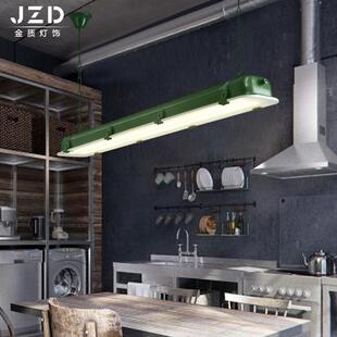 复古怀旧工业风吊灯服装店设计工作室酒吧咖啡馆墨绿色港风吧台灯