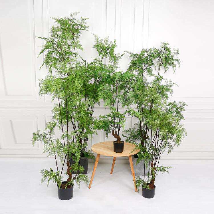 高档仿真蕨草植物盆景 客厅大型仿真蕨树盆栽 装饰假树 摄影道具