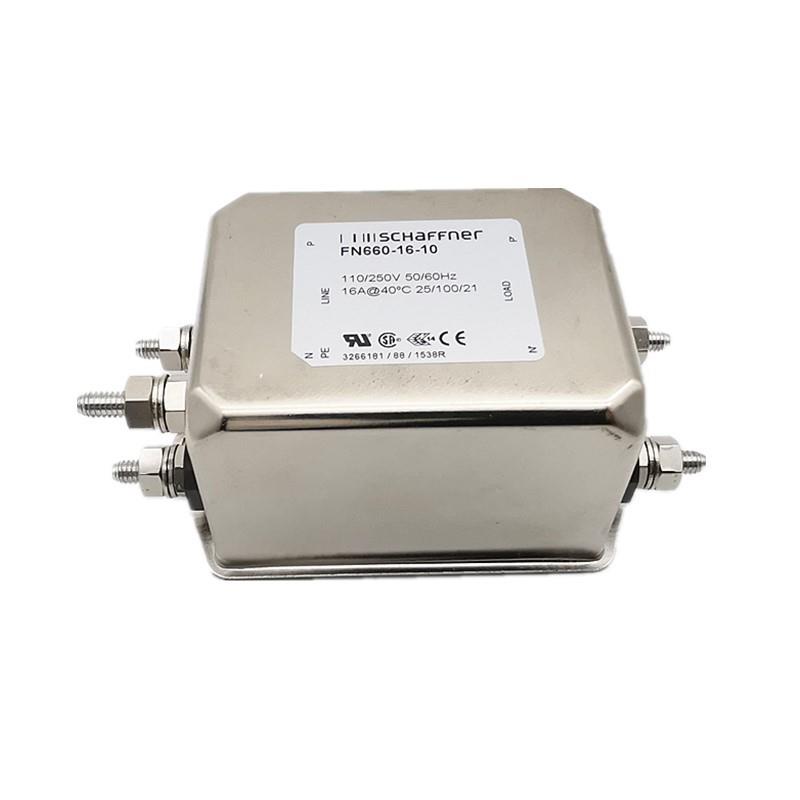电磁抗干扰 Schaffner 夏弗纳 电源滤波器 FN660-16-10 220V16A - 实物图