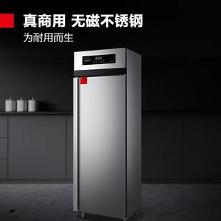 德玛仕 商用消毒柜二星级高温消毒不锈钢立式热风可调温单门高柜