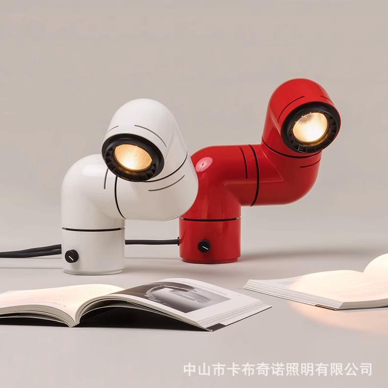太空时代创意水管后现代台灯客厅卧室服装店旋转装饰设计师落地灯